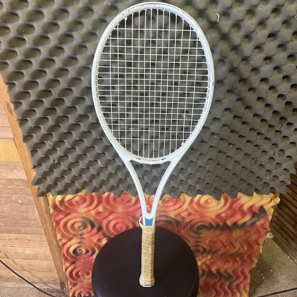 PRO KENNEX Junior Ace Tennis Racket Cover Vintage Wide Contour Design White